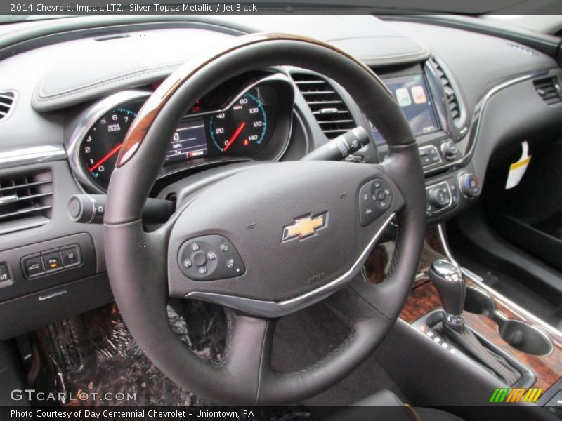 Silver Topaz Metallic / Jet Black 2014 Chevrolet Impala LTZ