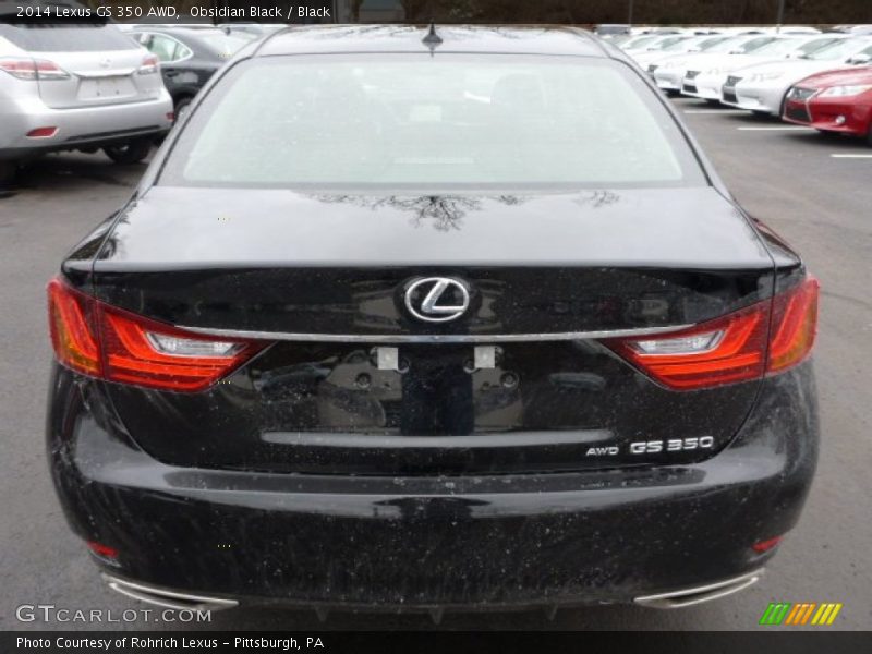 Obsidian Black / Black 2014 Lexus GS 350 AWD