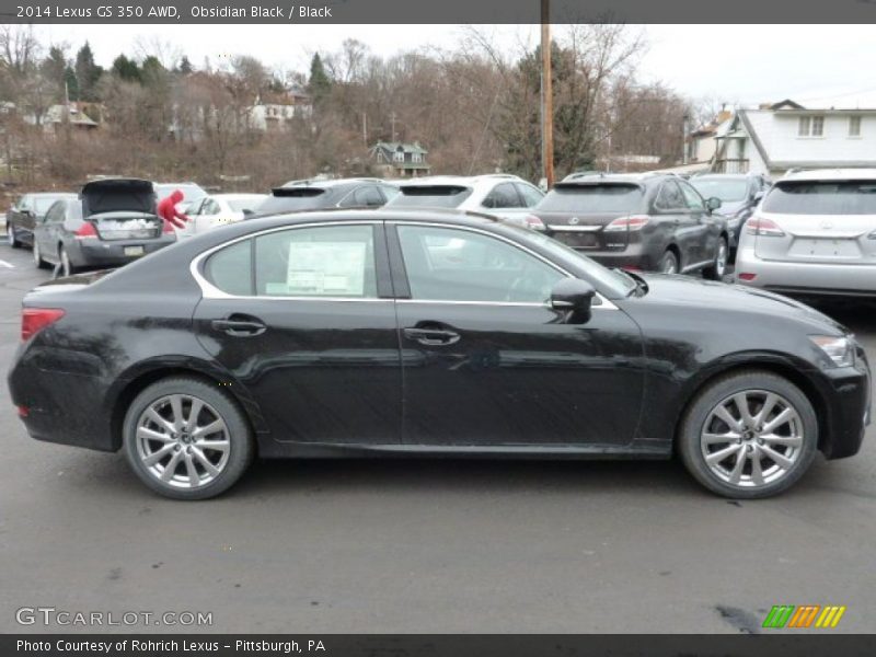 Obsidian Black / Black 2014 Lexus GS 350 AWD