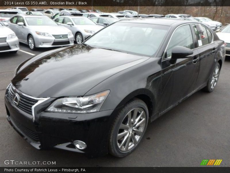Obsidian Black / Black 2014 Lexus GS 350 AWD