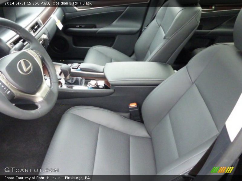 Obsidian Black / Black 2014 Lexus GS 350 AWD