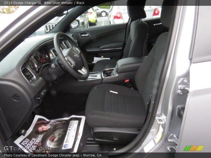 Billet Silver Metallic / Black 2014 Dodge Charger SE