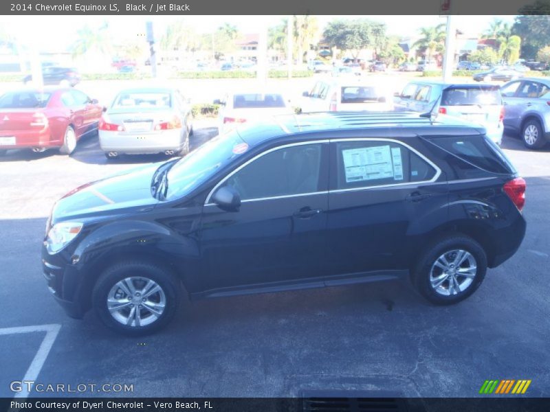 Black / Jet Black 2014 Chevrolet Equinox LS