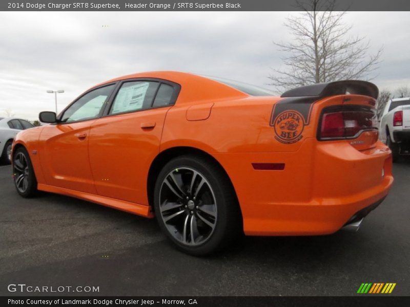 Header Orange / SRT8 Superbee Black 2014 Dodge Charger SRT8 Superbee