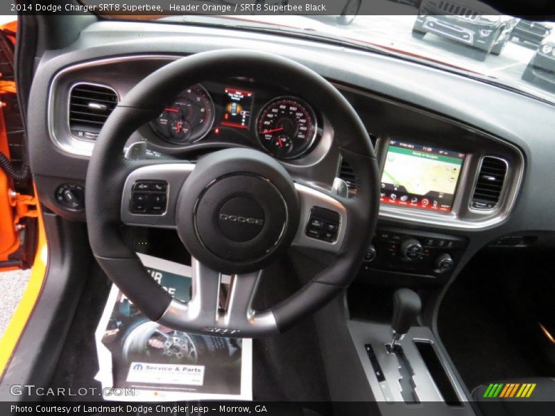 Header Orange / SRT8 Superbee Black 2014 Dodge Charger SRT8 Superbee