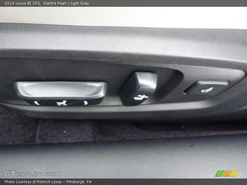 Starfire Pearl / Light Gray 2014 Lexus ES 350