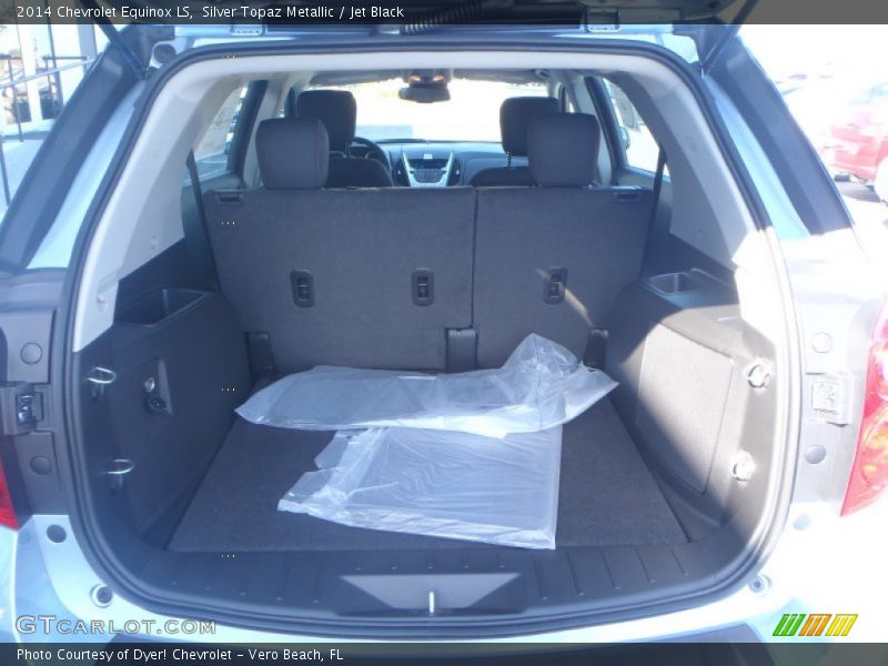 Silver Topaz Metallic / Jet Black 2014 Chevrolet Equinox LS