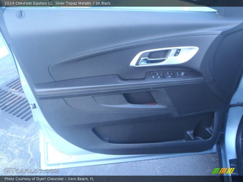 Silver Topaz Metallic / Jet Black 2014 Chevrolet Equinox LS