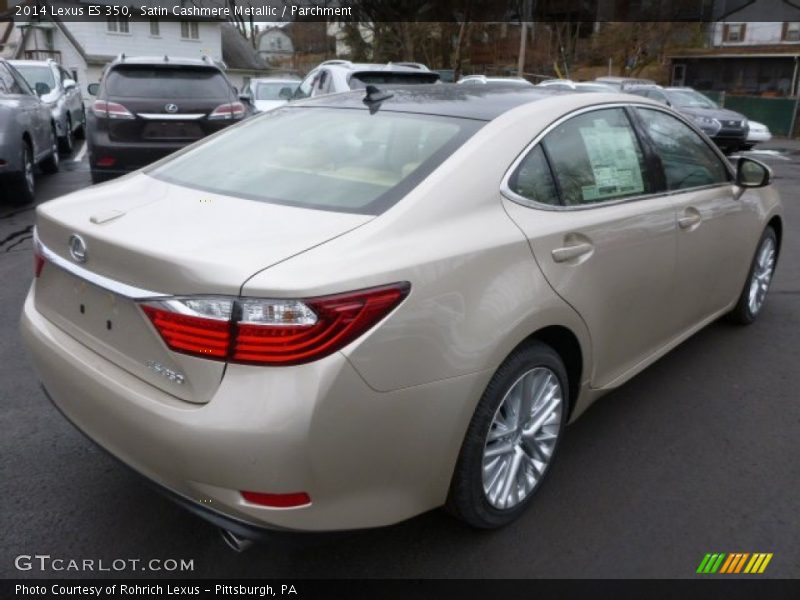 Satin Cashmere Metallic / Parchment 2014 Lexus ES 350