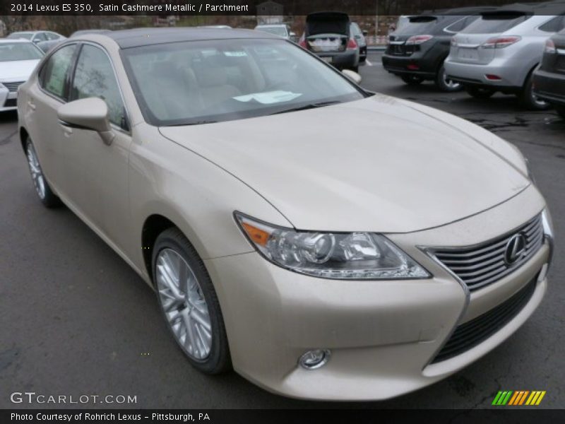 Satin Cashmere Metallic / Parchment 2014 Lexus ES 350