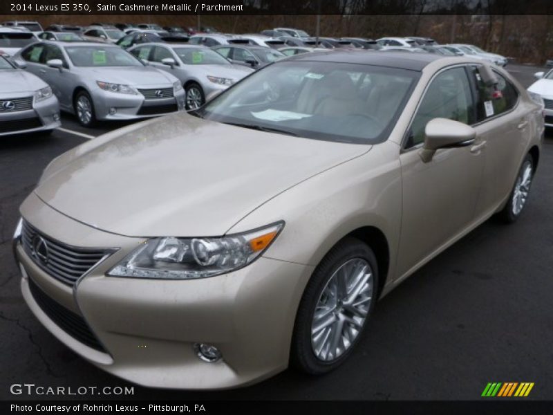 Satin Cashmere Metallic / Parchment 2014 Lexus ES 350