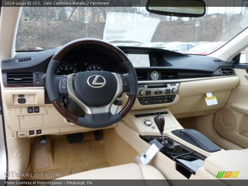 Satin Cashmere Metallic / Parchment 2014 Lexus ES 350