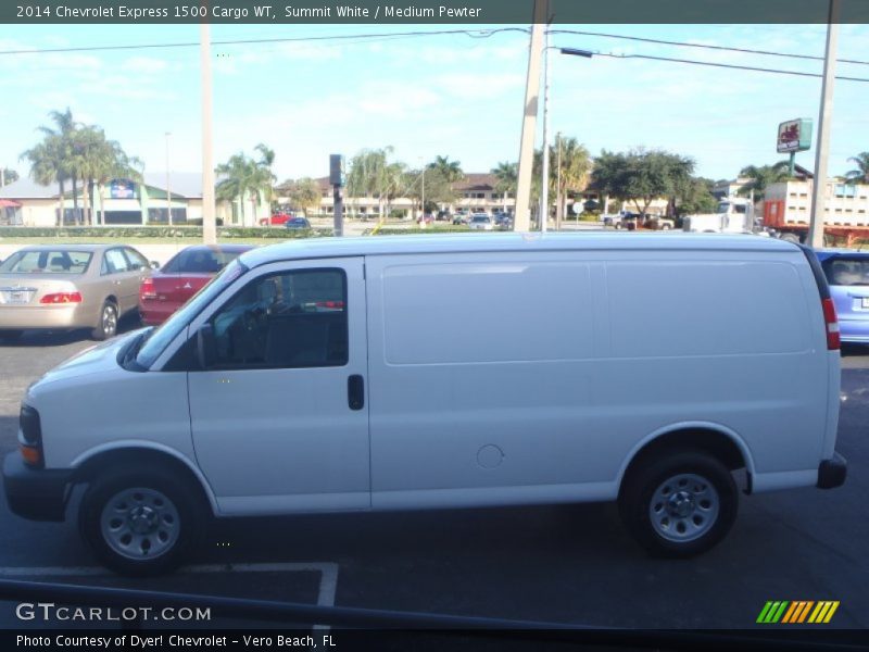 Summit White / Medium Pewter 2014 Chevrolet Express 1500 Cargo WT