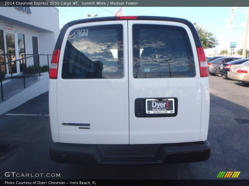 Summit White / Medium Pewter 2014 Chevrolet Express 1500 Cargo WT