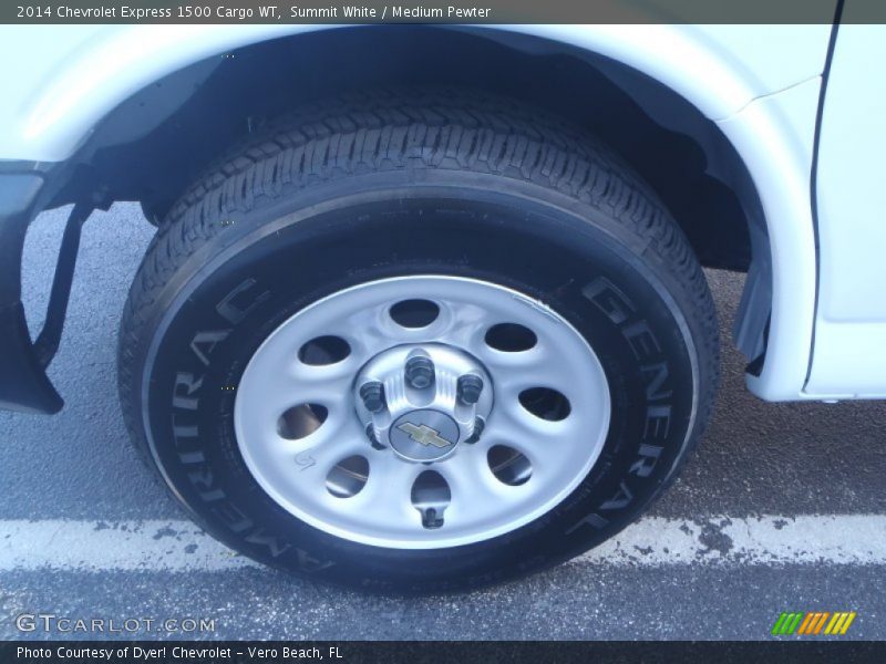 Summit White / Medium Pewter 2014 Chevrolet Express 1500 Cargo WT