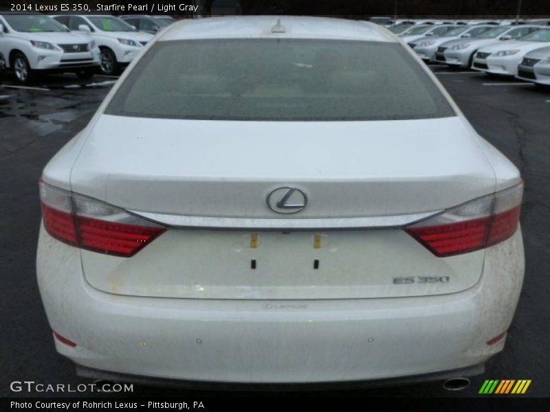 Starfire Pearl / Light Gray 2014 Lexus ES 350