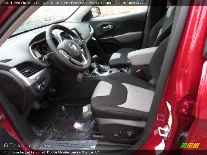 Front Seat of 2014 Cherokee Latitude