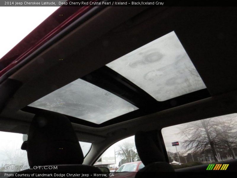 Sunroof of 2014 Cherokee Latitude