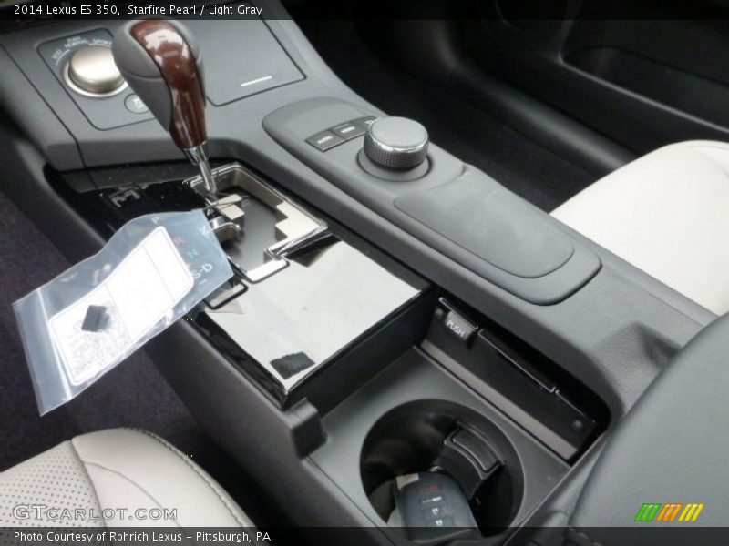 Starfire Pearl / Light Gray 2014 Lexus ES 350