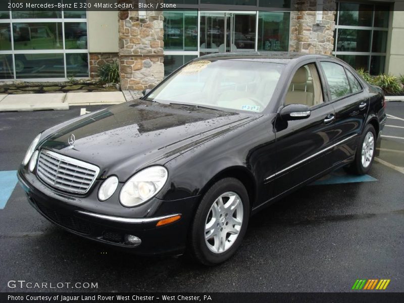 Black / Stone 2005 Mercedes-Benz E 320 4Matic Sedan
