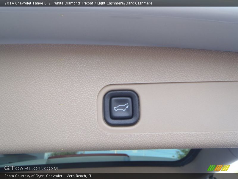 White Diamond Tricoat / Light Cashmere/Dark Cashmere 2014 Chevrolet Tahoe LTZ