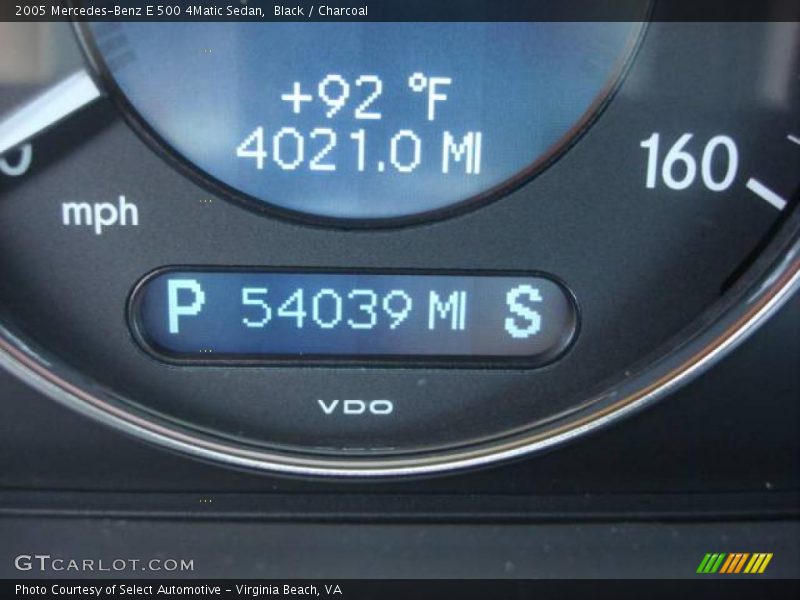 Black / Charcoal 2005 Mercedes-Benz E 500 4Matic Sedan