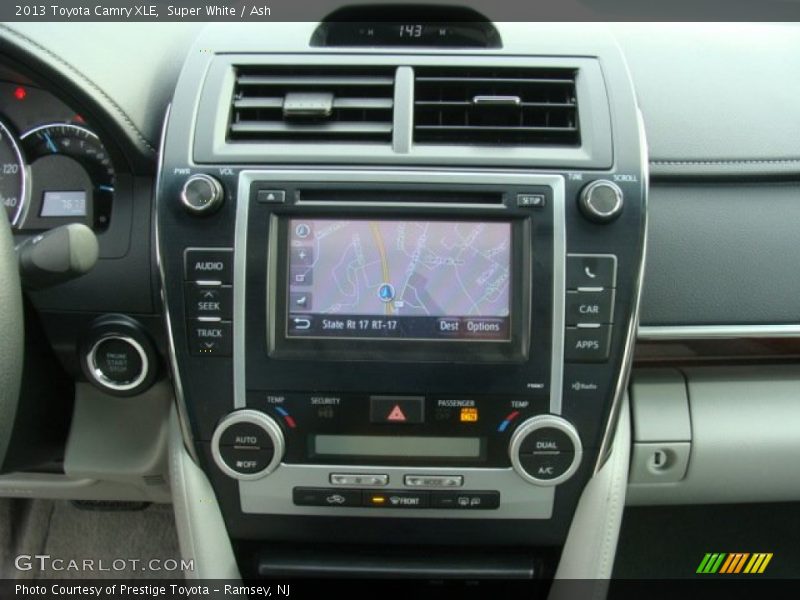 Controls of 2013 Camry XLE