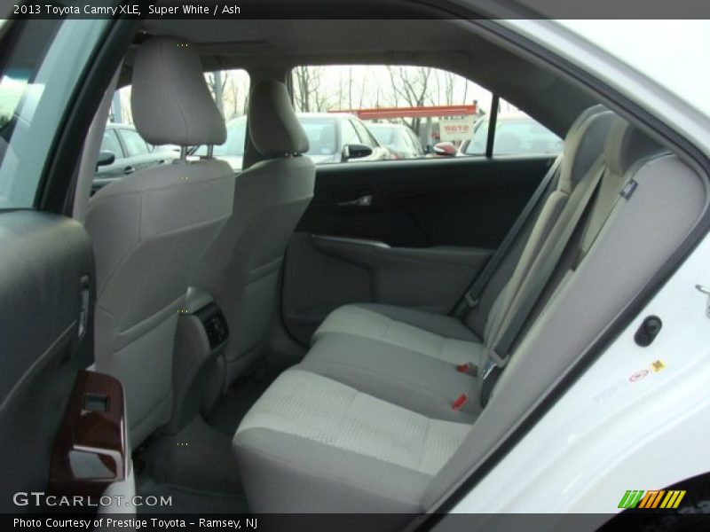 Rear Seat of 2013 Camry XLE