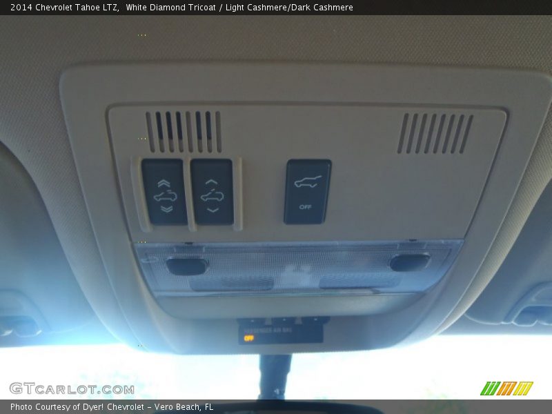 White Diamond Tricoat / Light Cashmere/Dark Cashmere 2014 Chevrolet Tahoe LTZ
