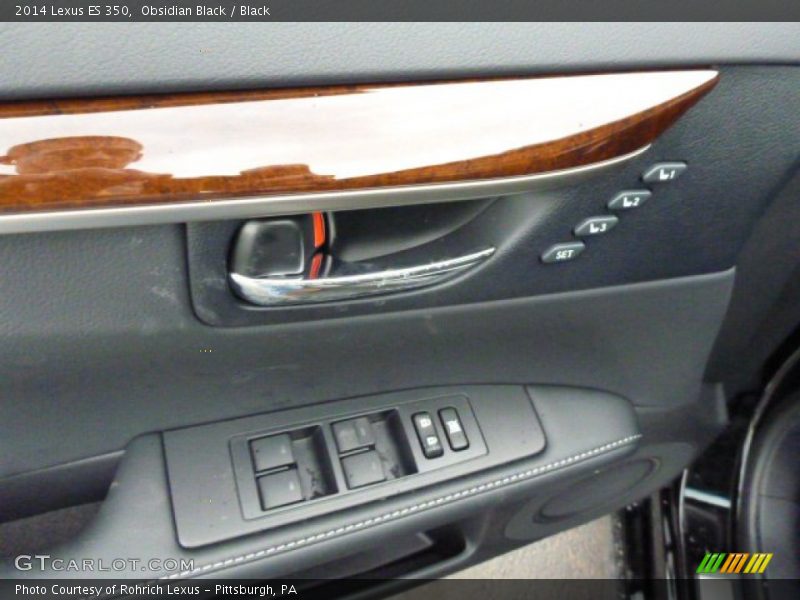 Obsidian Black / Black 2014 Lexus ES 350