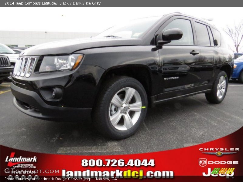 Black / Dark Slate Gray 2014 Jeep Compass Latitude