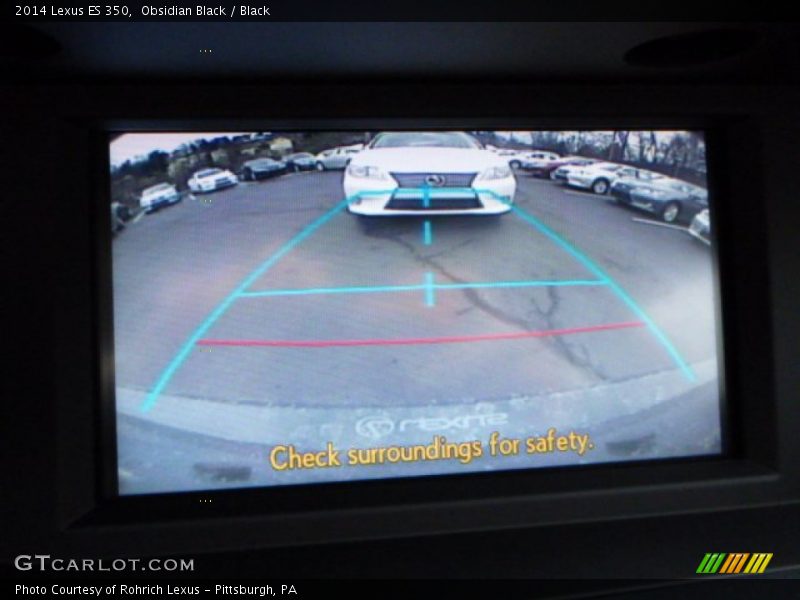 Obsidian Black / Black 2014 Lexus ES 350