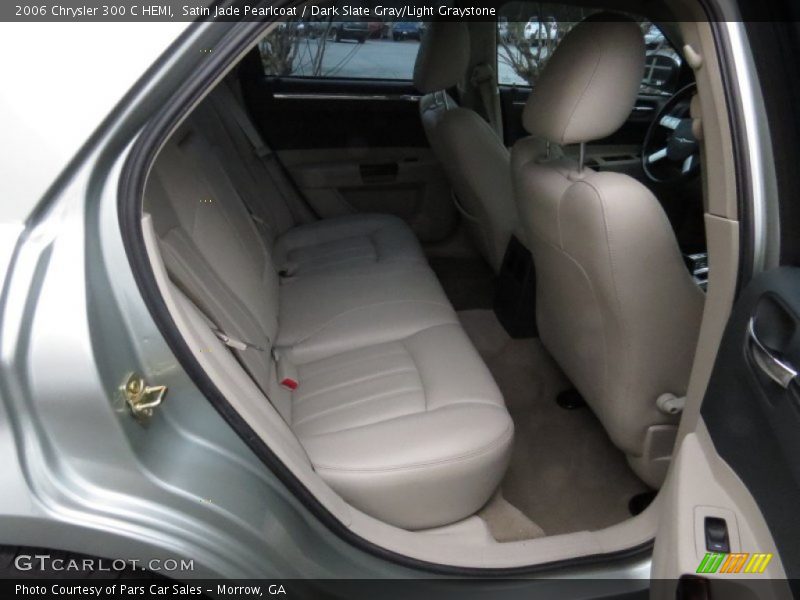 Satin Jade Pearlcoat / Dark Slate Gray/Light Graystone 2006 Chrysler 300 C HEMI