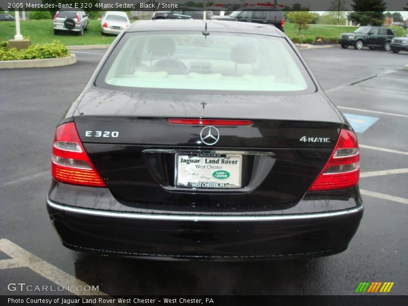 Black / Stone 2005 Mercedes-Benz E 320 4Matic Sedan