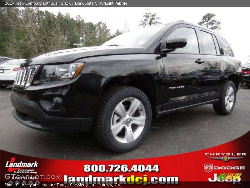 Black / Dark Slate Gray/Light Pebble 2014 Jeep Compass Latitude