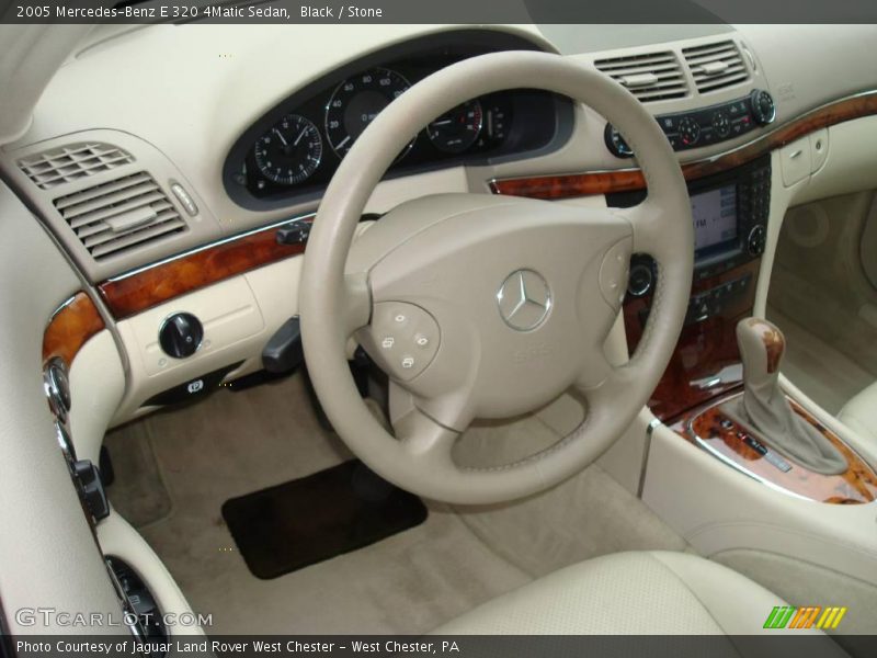 Black / Stone 2005 Mercedes-Benz E 320 4Matic Sedan
