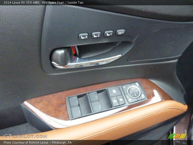 Fire Agate Pearl / Saddle Tan 2014 Lexus RX 350 AWD