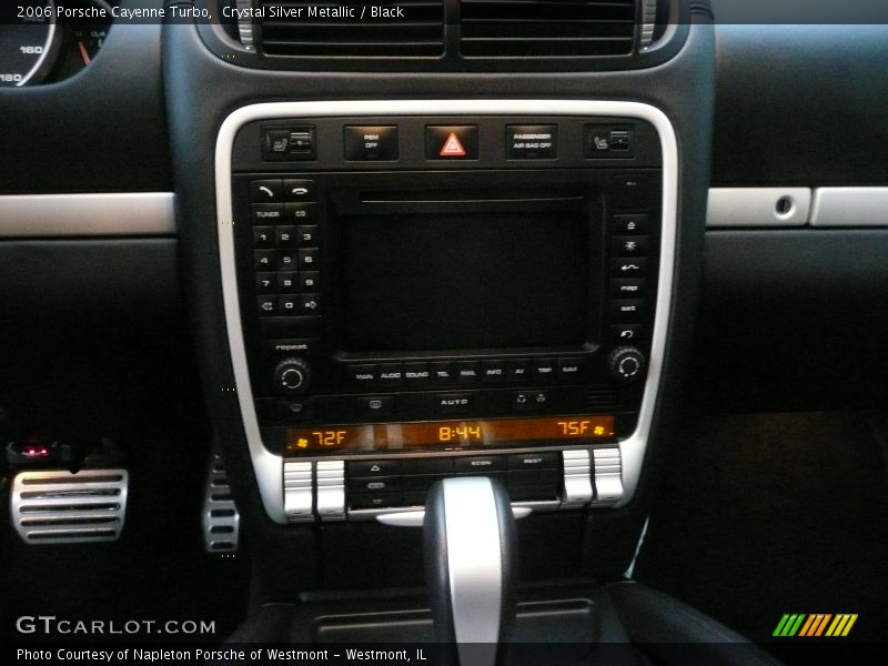 Crystal Silver Metallic / Black 2006 Porsche Cayenne Turbo