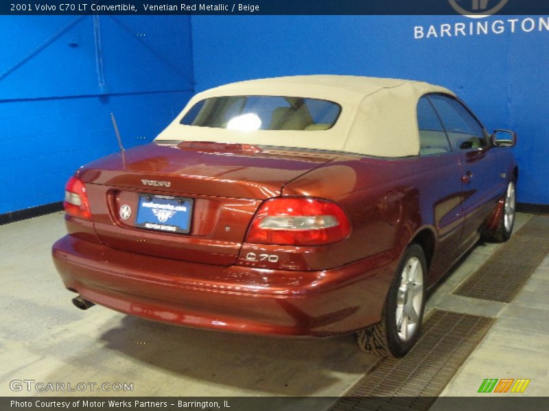 Venetian Red Metallic / Beige 2001 Volvo C70 LT Convertible