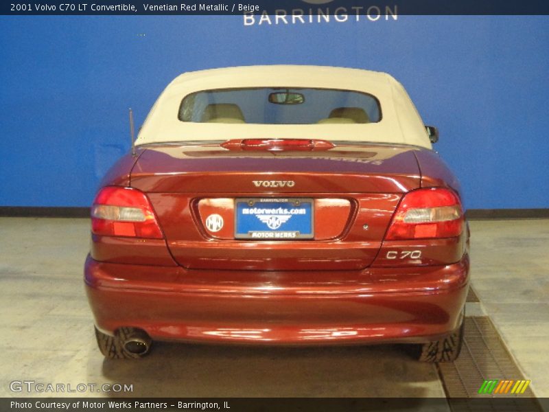 Venetian Red Metallic / Beige 2001 Volvo C70 LT Convertible