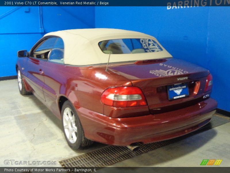 Venetian Red Metallic / Beige 2001 Volvo C70 LT Convertible