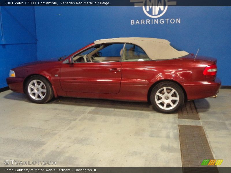 Venetian Red Metallic / Beige 2001 Volvo C70 LT Convertible