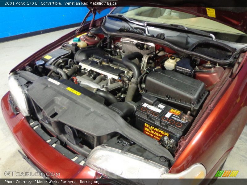 Venetian Red Metallic / Beige 2001 Volvo C70 LT Convertible