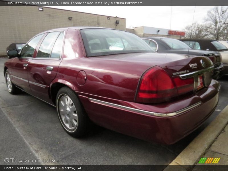 Dark Toreador Red Metallic / Medium Parchment 2005 Mercury Grand Marquis LS