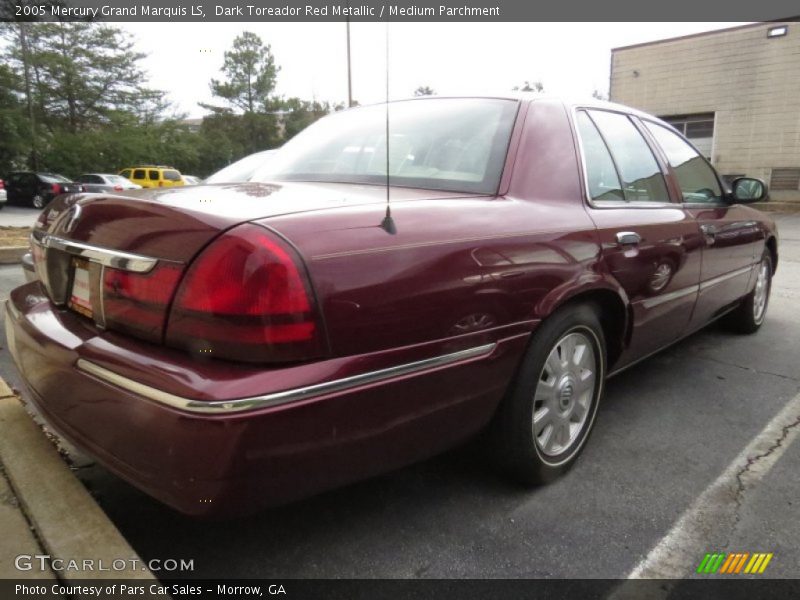 Dark Toreador Red Metallic / Medium Parchment 2005 Mercury Grand Marquis LS