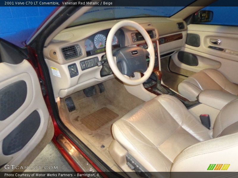 Venetian Red Metallic / Beige 2001 Volvo C70 LT Convertible
