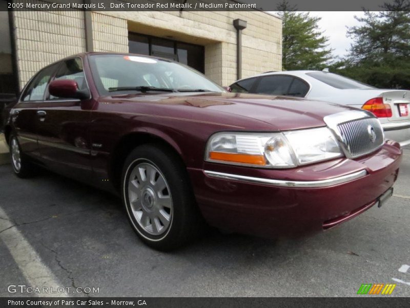 Dark Toreador Red Metallic / Medium Parchment 2005 Mercury Grand Marquis LS