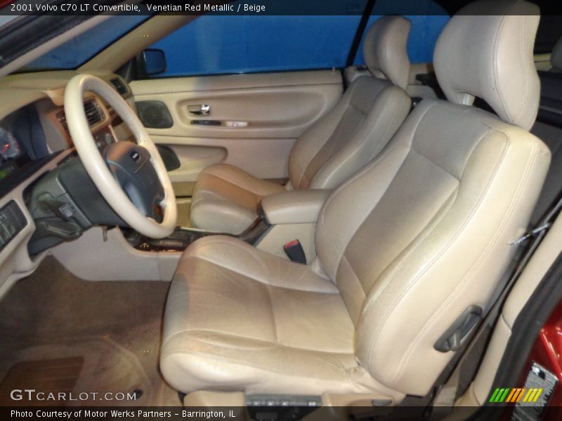 Venetian Red Metallic / Beige 2001 Volvo C70 LT Convertible