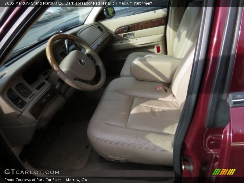 Dark Toreador Red Metallic / Medium Parchment 2005 Mercury Grand Marquis LS