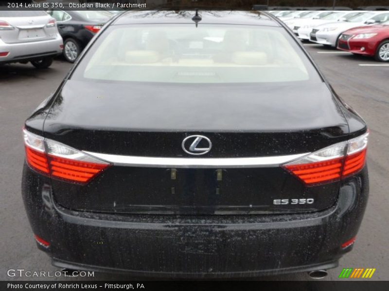 Obsidian Black / Parchment 2014 Lexus ES 350